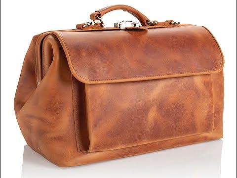 Time Resistance Arztkoffer Handtasche Leder Aktentasche