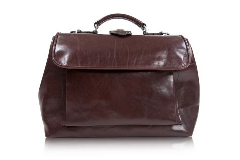 Arzttasche Mistral Medium mit Vortasche, aus Leder
